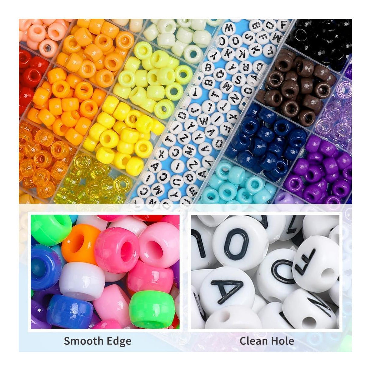 Zanzanyuhang- Cuentas De Pony y Kit De Fabricación De Pulseras