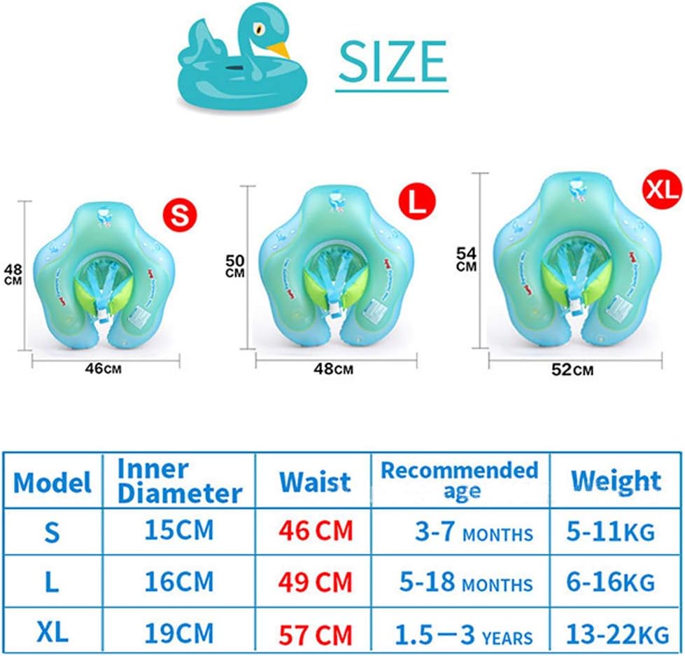Swimbobo - Flotador de natación para niños y bebés, Talla L