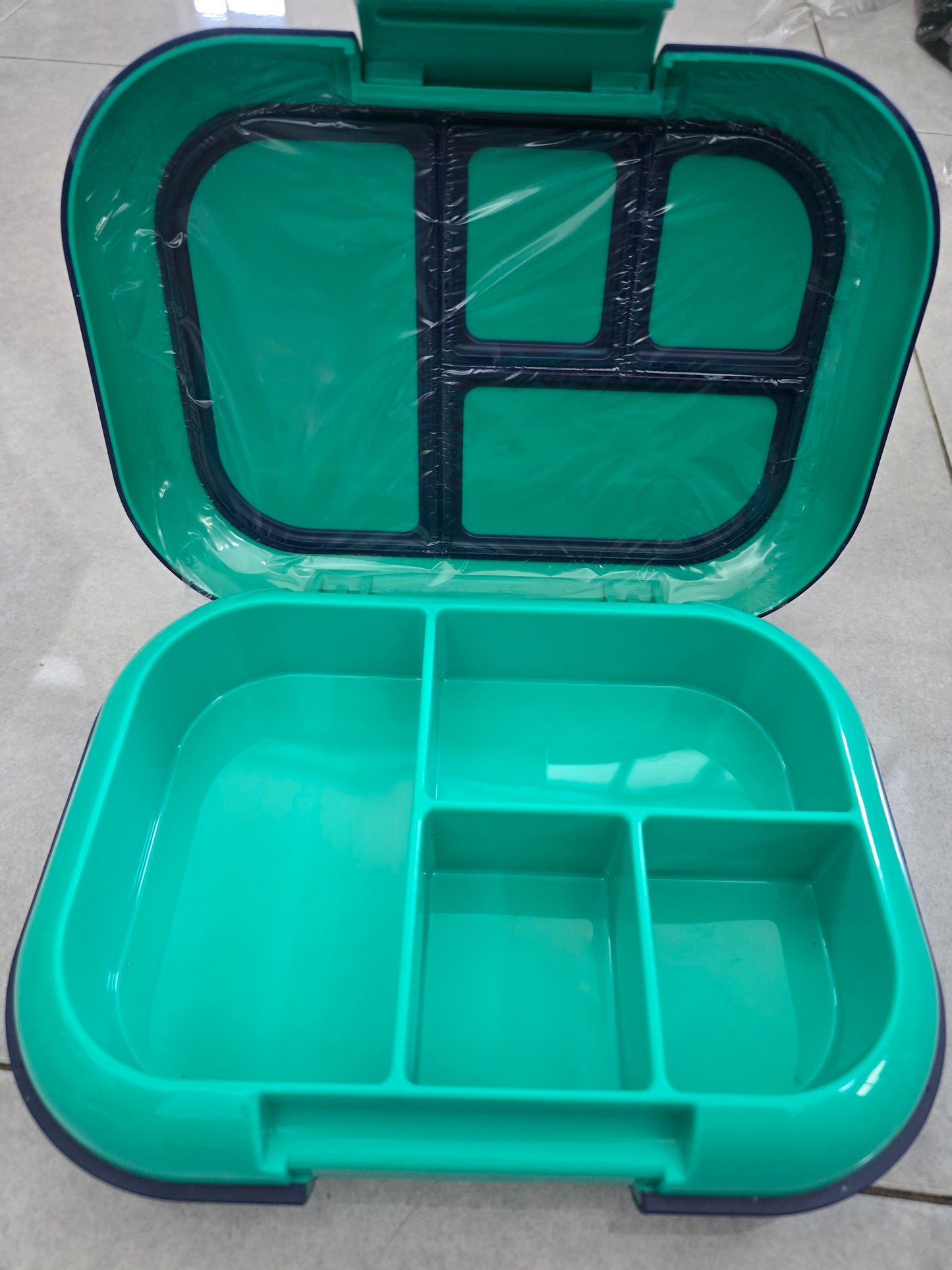 Bentgo- Fiambrera para niños verde/ azul marino