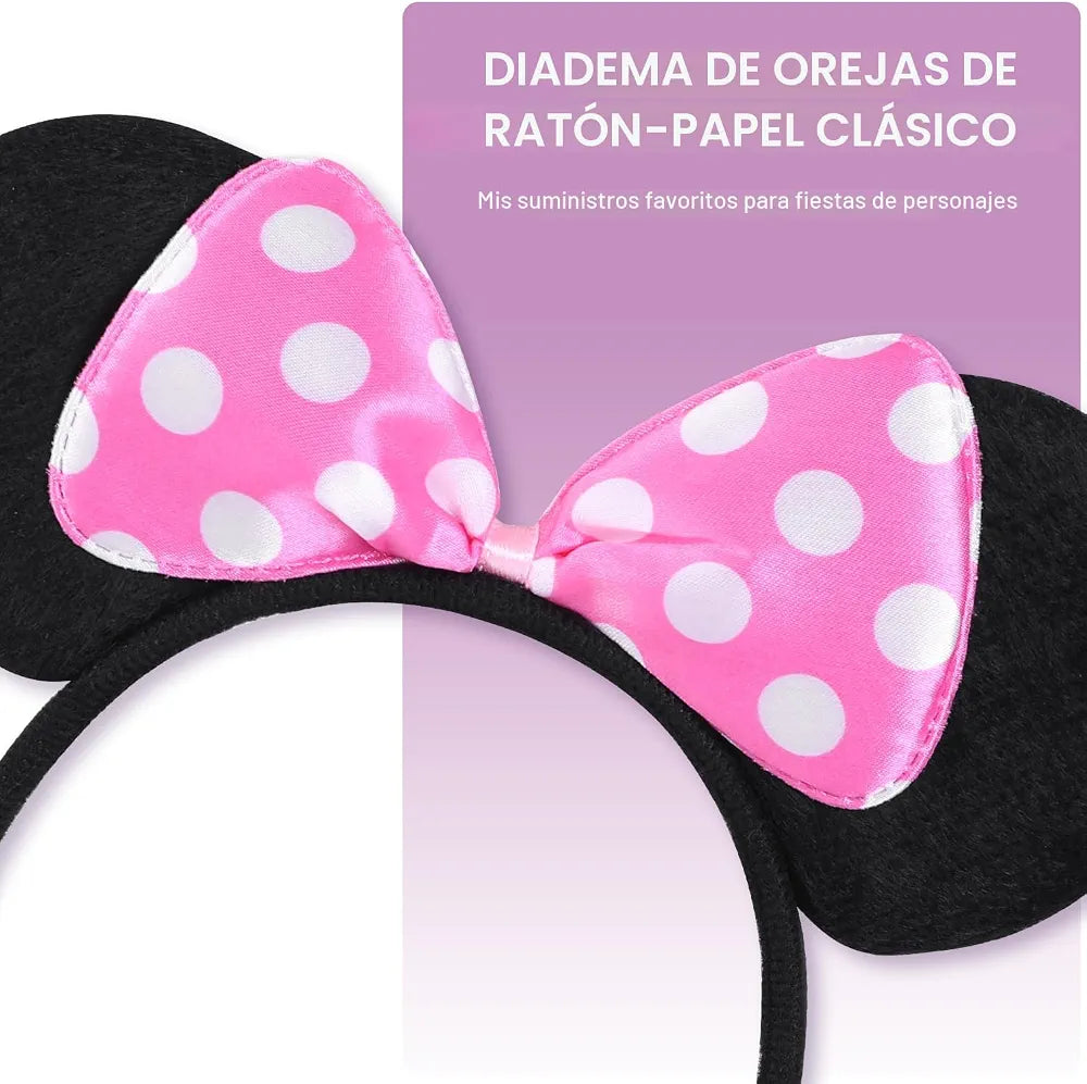 Paquete de 20 diademas de orejas de ratón