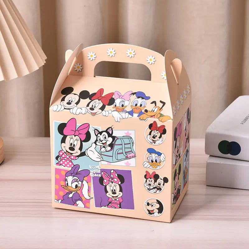 Caja de cartón de 14x10x12 cm, Minnie Mouse, 12 uds