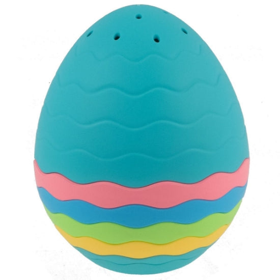 Gizmovine-Huevo de baño apilar y verter y patito con rociador