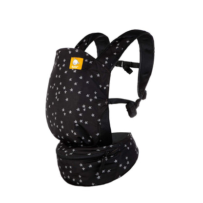 Baby Tula Lite - Portabebés compacto, ultra compacto y ligero, práctica bolsa de transporte, ergonómica y múltiples posiciones para 12 – 30 libras