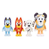 Bluey and Friends - Paquete de 4 figuras posables de 2.5-3 pulgadas