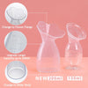 Haakaa - Bomba de silicona para mamas y conchas maternas para que madres lactantes expresen y recolecten leche materna incluye una correa de silicona y un tapón de flores