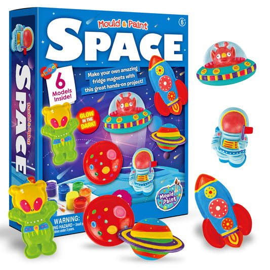 Set de figuritas para pintar del espacio