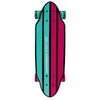 Kryptonics Mini Cutaway Cruiser - Patineta completa de 26 pulgadas, sirenas