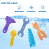 5 PCS Baby Teething Toys - Silicone Chew Teether Toddler Toy