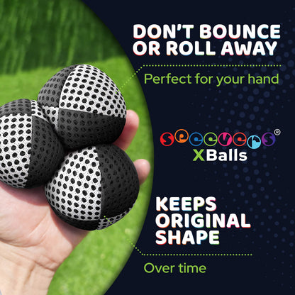 Pelotas para malabarismo Speevers, 3 pelotas para principiantes