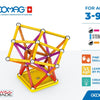 Geomag Clásico, 93 piezas, construcción magnética para niños, colección verde