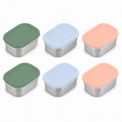 Paquete de 4 recipientes reutilizables para aperitivos YAKESD de 230 ml (8 oz)
