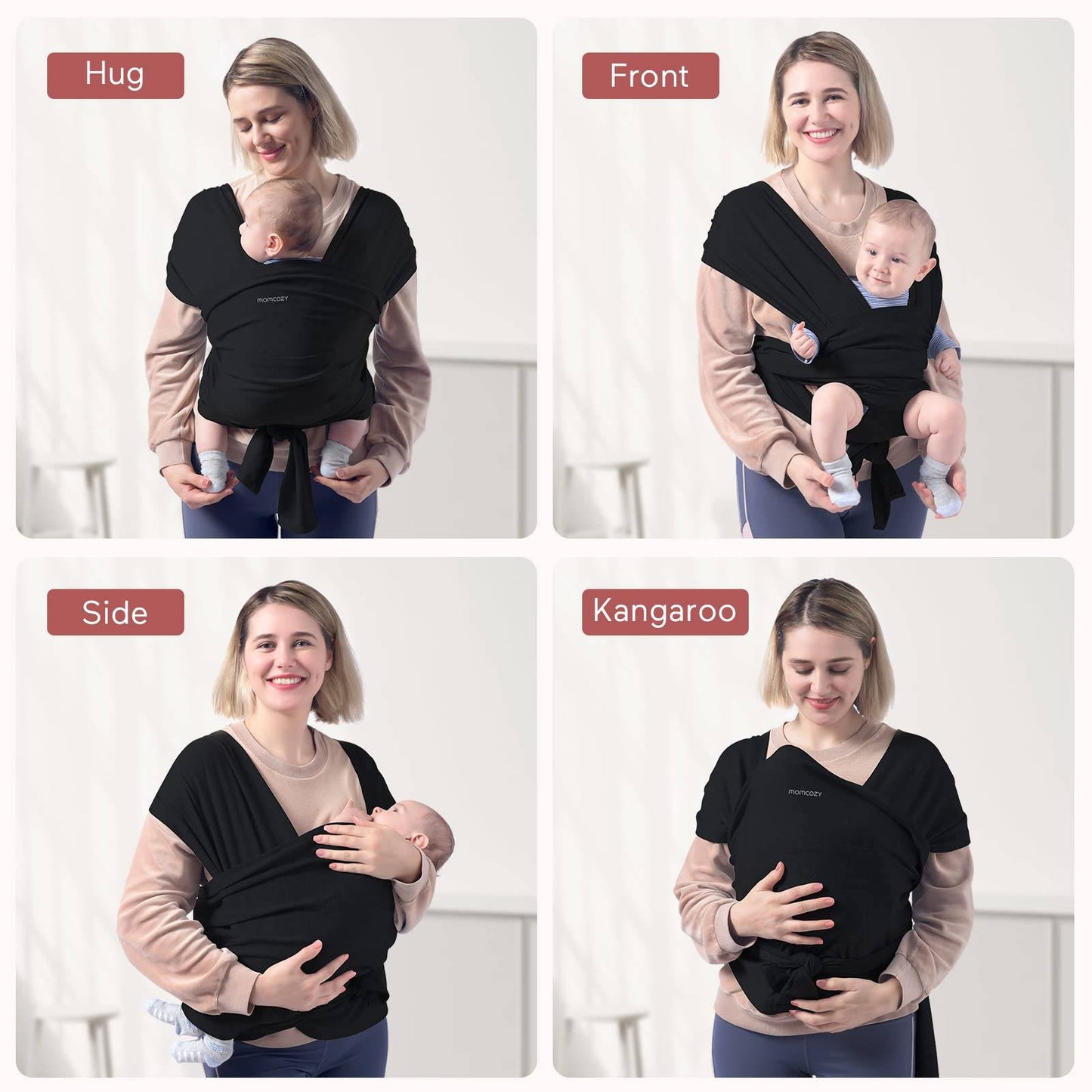 Momcozy Eslingas transportadoras para bebés