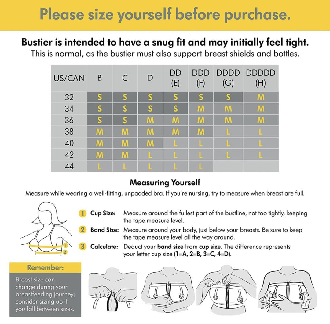 Medela- Easy Expresión, brasier beige, Talla L