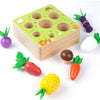 Doyolta- Juguete Montessori de juego de cosecha de granja de madera