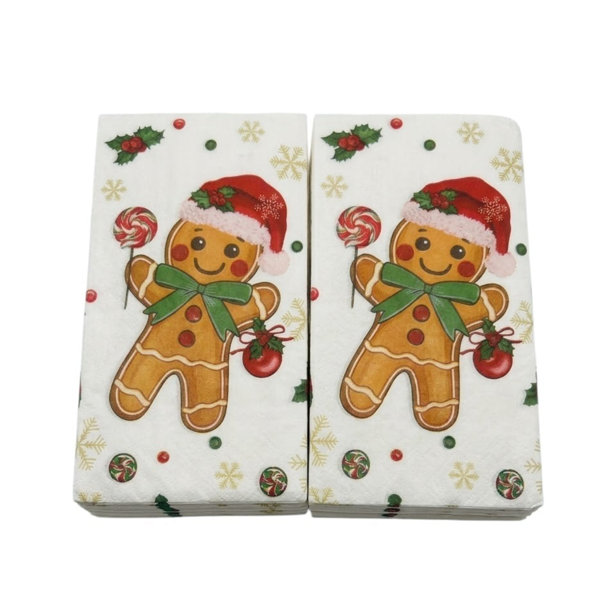 100 servilletas de papel navideñas