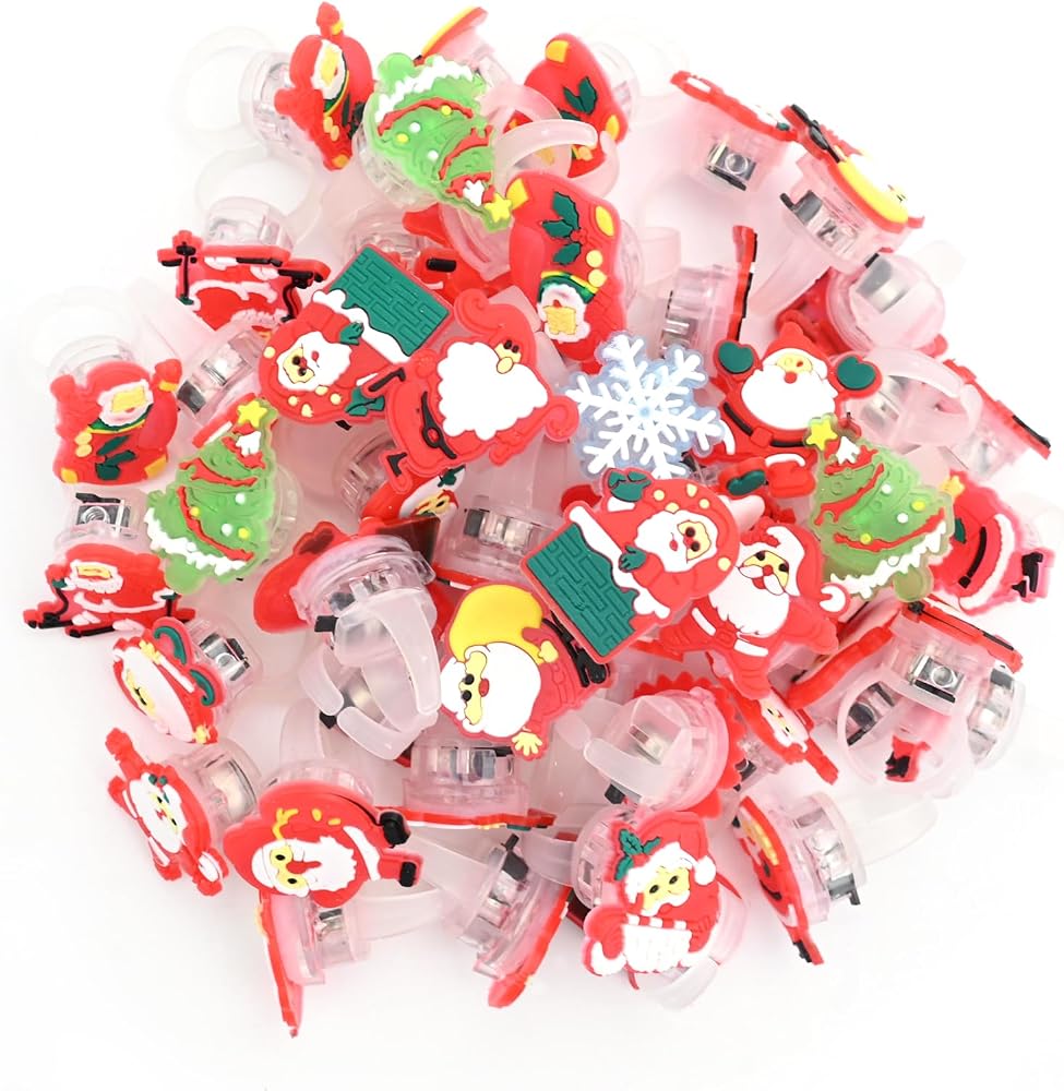 60 anillos de luz led navideños