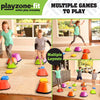 Playzone-fit Balance Stepping Stones Carrera de obstáculos para niños