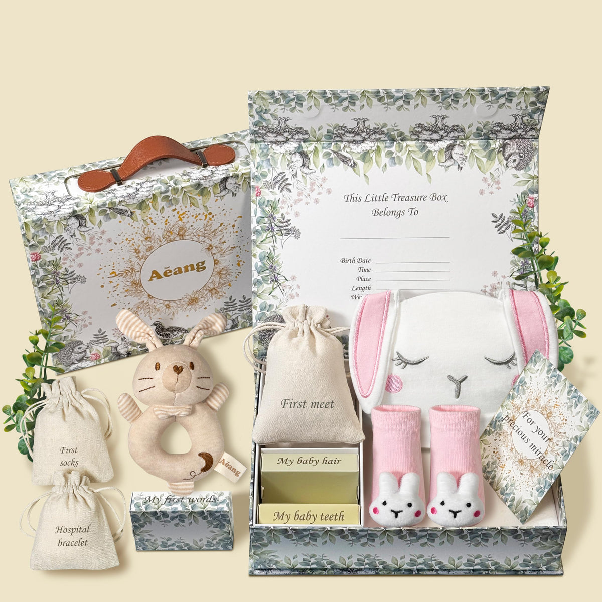 Aeang juego de regalo de bebé recién nacido