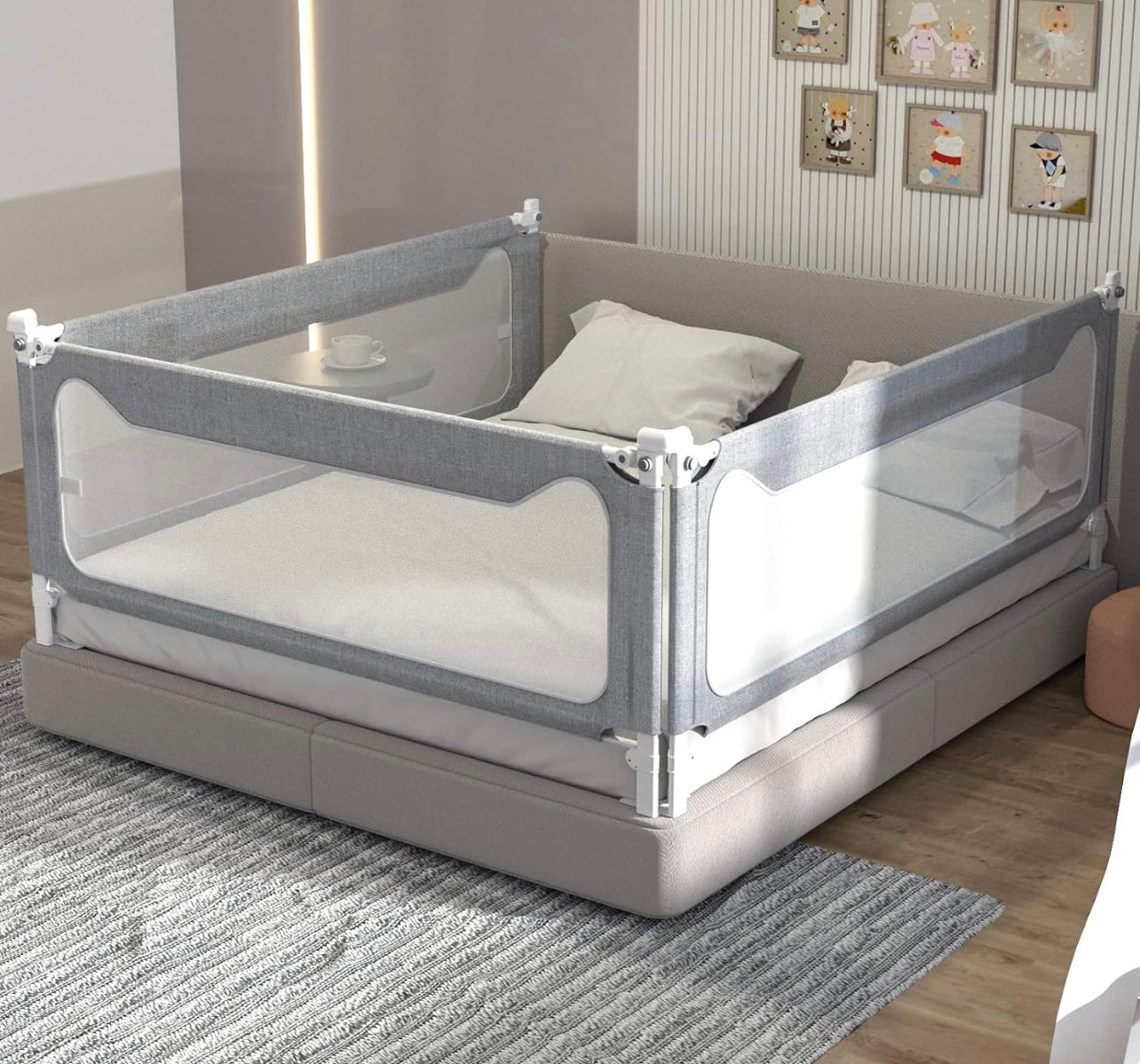 melafa Baranda para cama 1.40cm x 68cm (1 unidad)