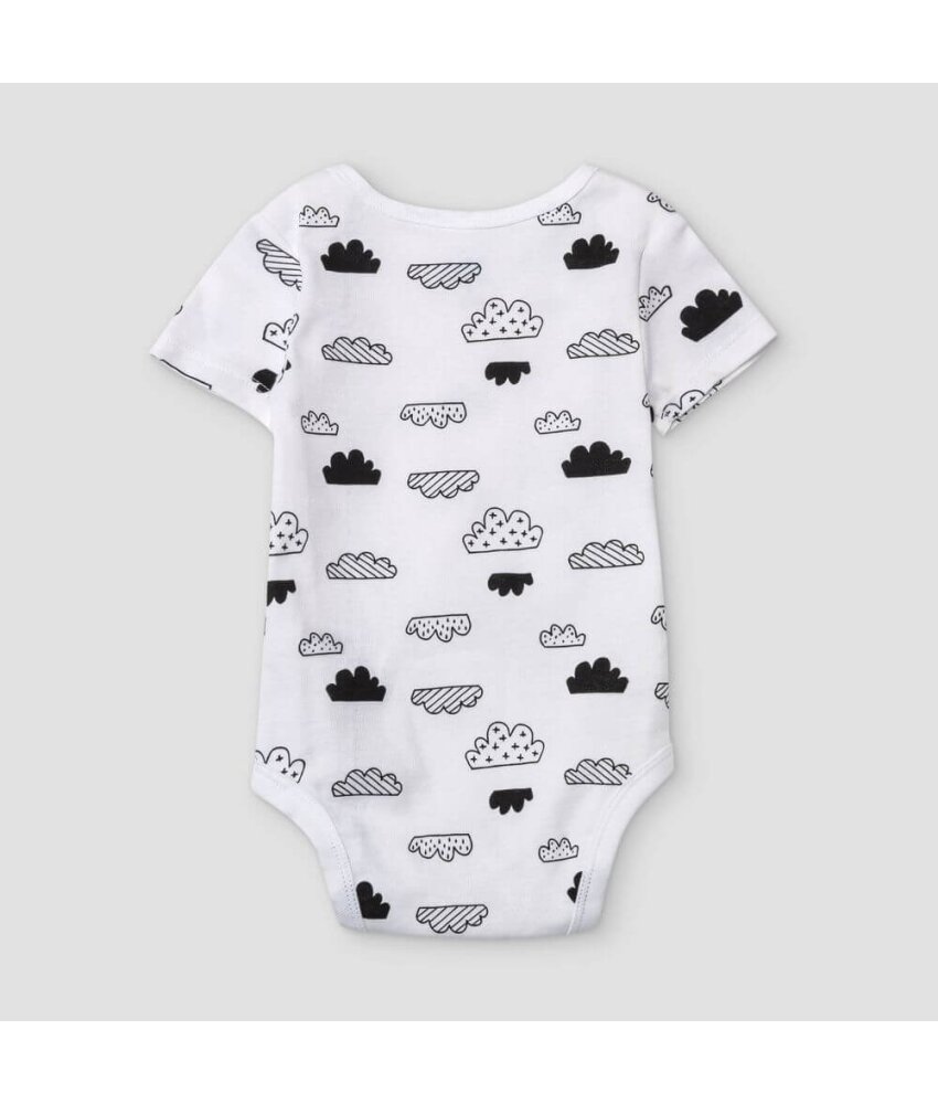 Cloud Island-Body de manga corta para bebé, nubes, talla 0-3m