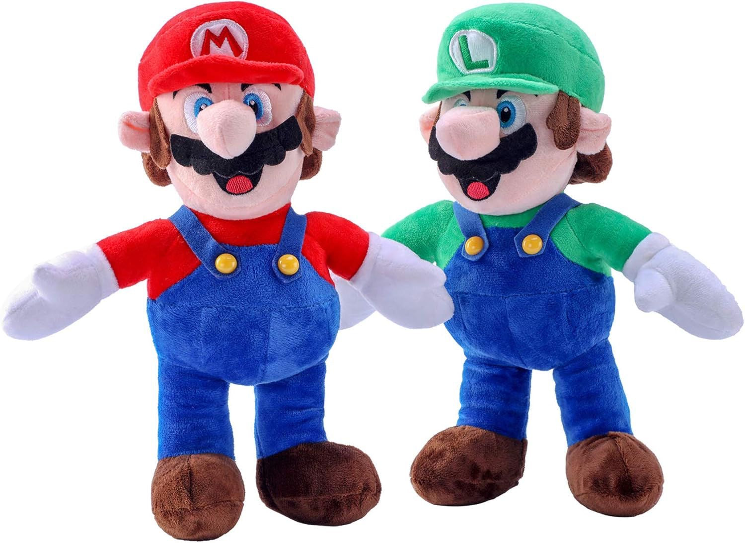 Peluche Mario y Luigi, 14 pulgadas