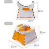 Orinal plegable, naranja