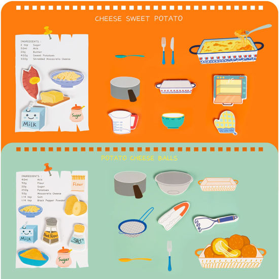 Giant Cabbage- Busy book , libro de actividades de cocina para niños