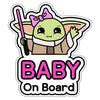 GEEKBEAR Adhesivo para bebé a bordo para autos
