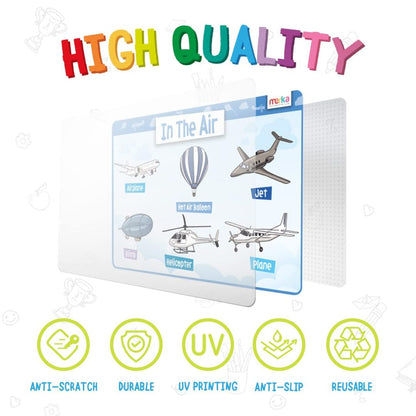 Manteles individuales educativos reutilizables