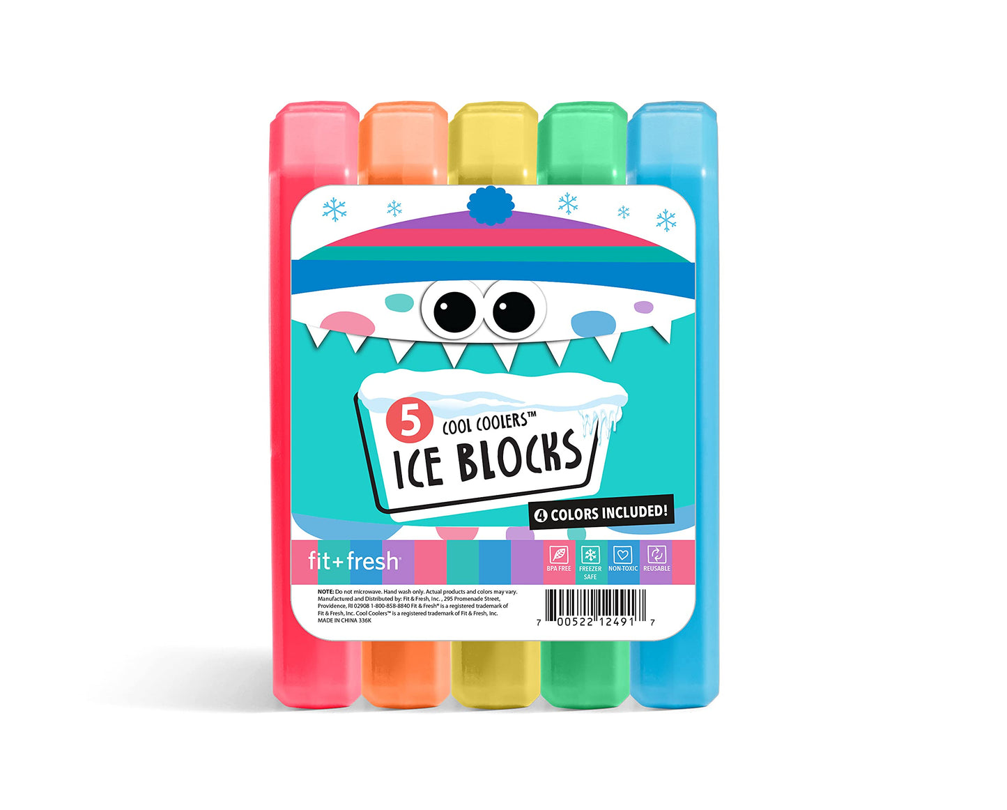 Cool Coolers de Fit + Fresh, paquete de 5 bloques de hielo