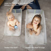 Stokke Flexi Bath XL, color blanco, espaciosa bañera plegable para bebé, ligera y fácil de almacenar