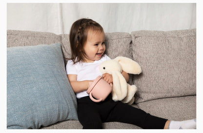 Kookie- Vaso de silicona con tapa para beber y aperitivos, tazas de transición y entrenamiento