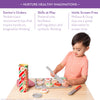 Melissa & Doug, juego para cortar y hornear galletas de Navidad de madera