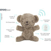 SNOObear- Peluche con ruido blanco, Cocoa plush