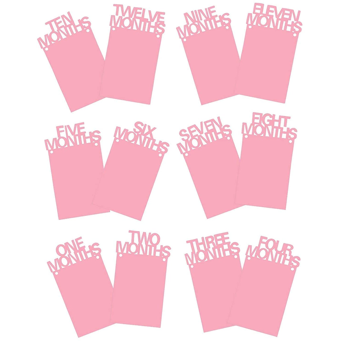 Banner de cumpleaños para bebé rosado