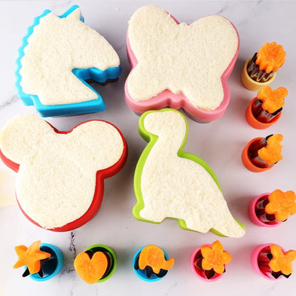 HiHITAOO - Juego de 13 cortadores de sándwich para niños