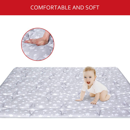 Moonsea alfombra de juegos para bebés de 50" x 50"
