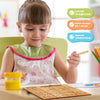 Tablero de rastreo del alfabeto de madera LearnToy Montessori