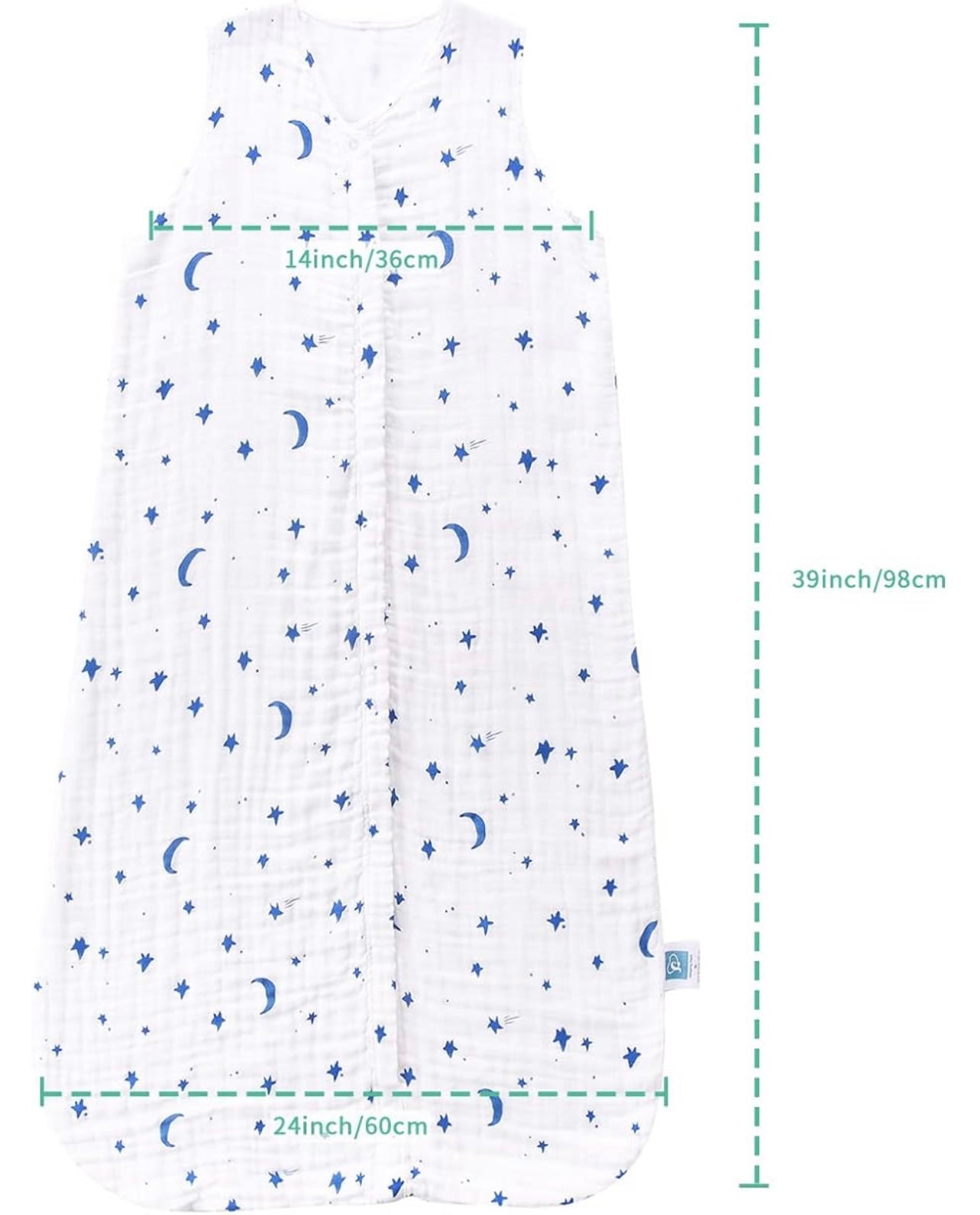 TADO MUSLIN Saco de dormir para bebés de 2 a 4 años