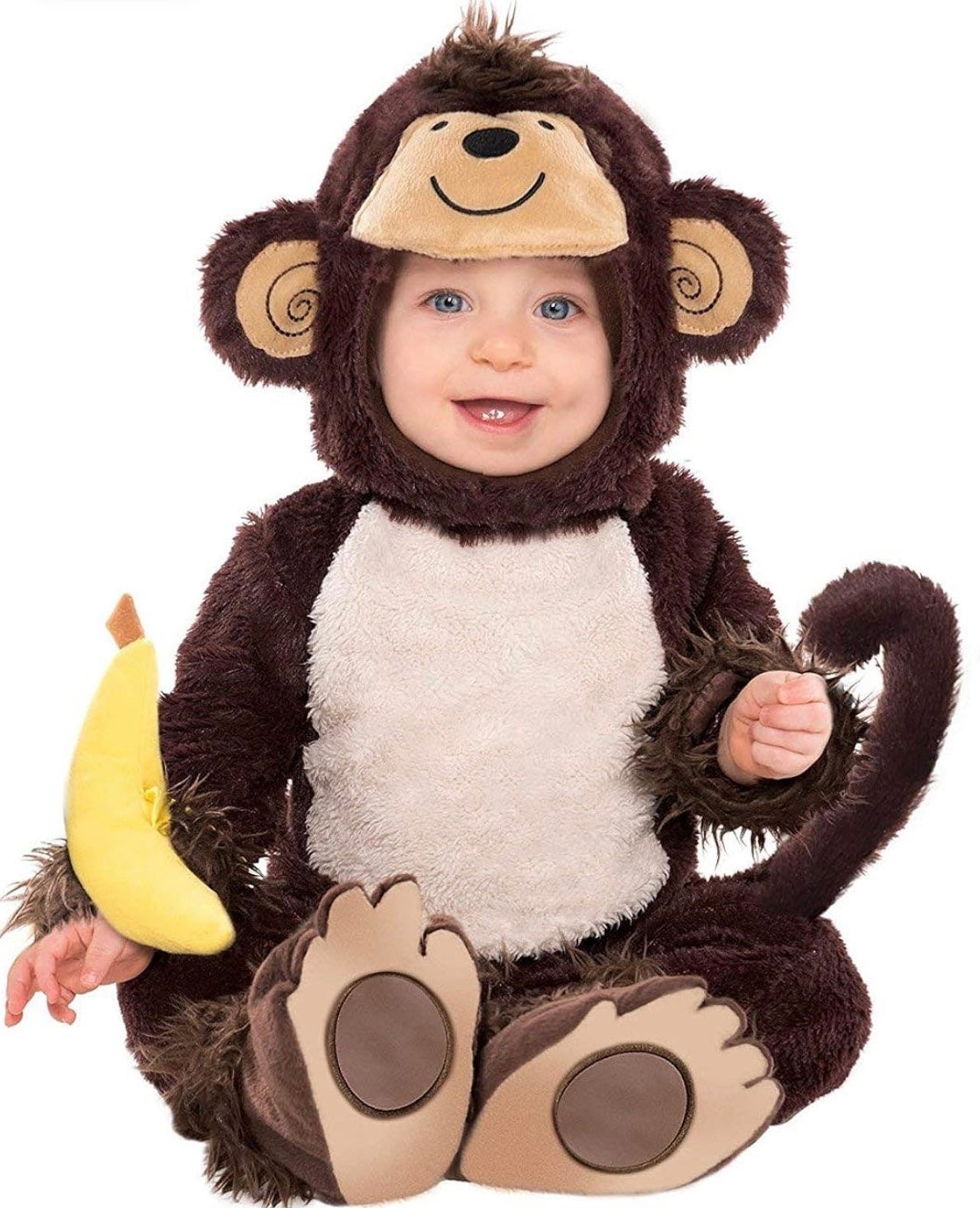 Disfraz de mono, 6-12 meses