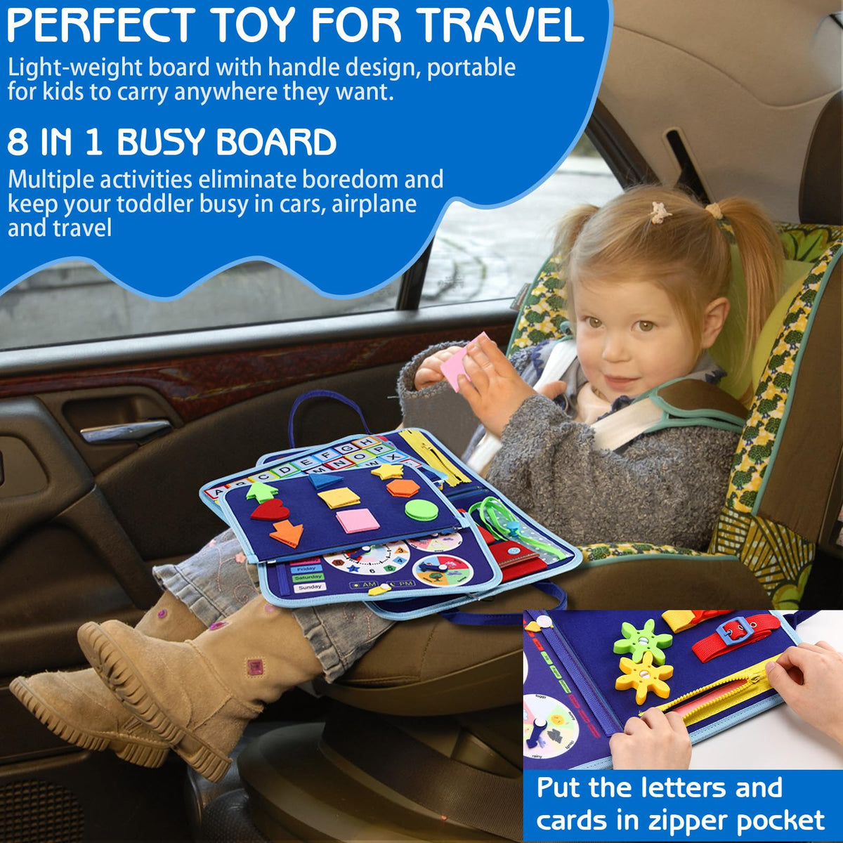Tablero de actividades Esjay para niños pequeños