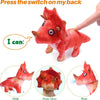 Dinosaurio Triceratops interactivo para niños