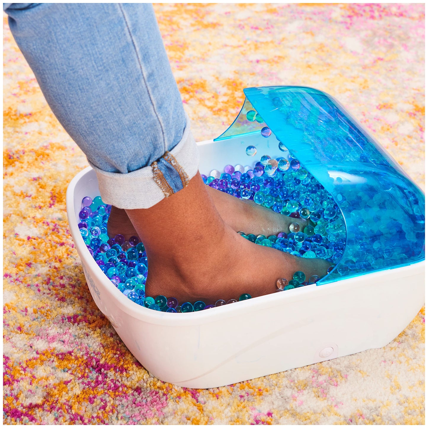 Orbeez Cuentas de agua, spa relajante para pies con 2,000 Orbeez