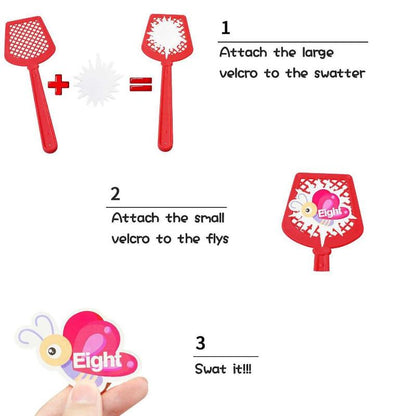 DPTOYZ- Juego de aplastar mariposas con palabras