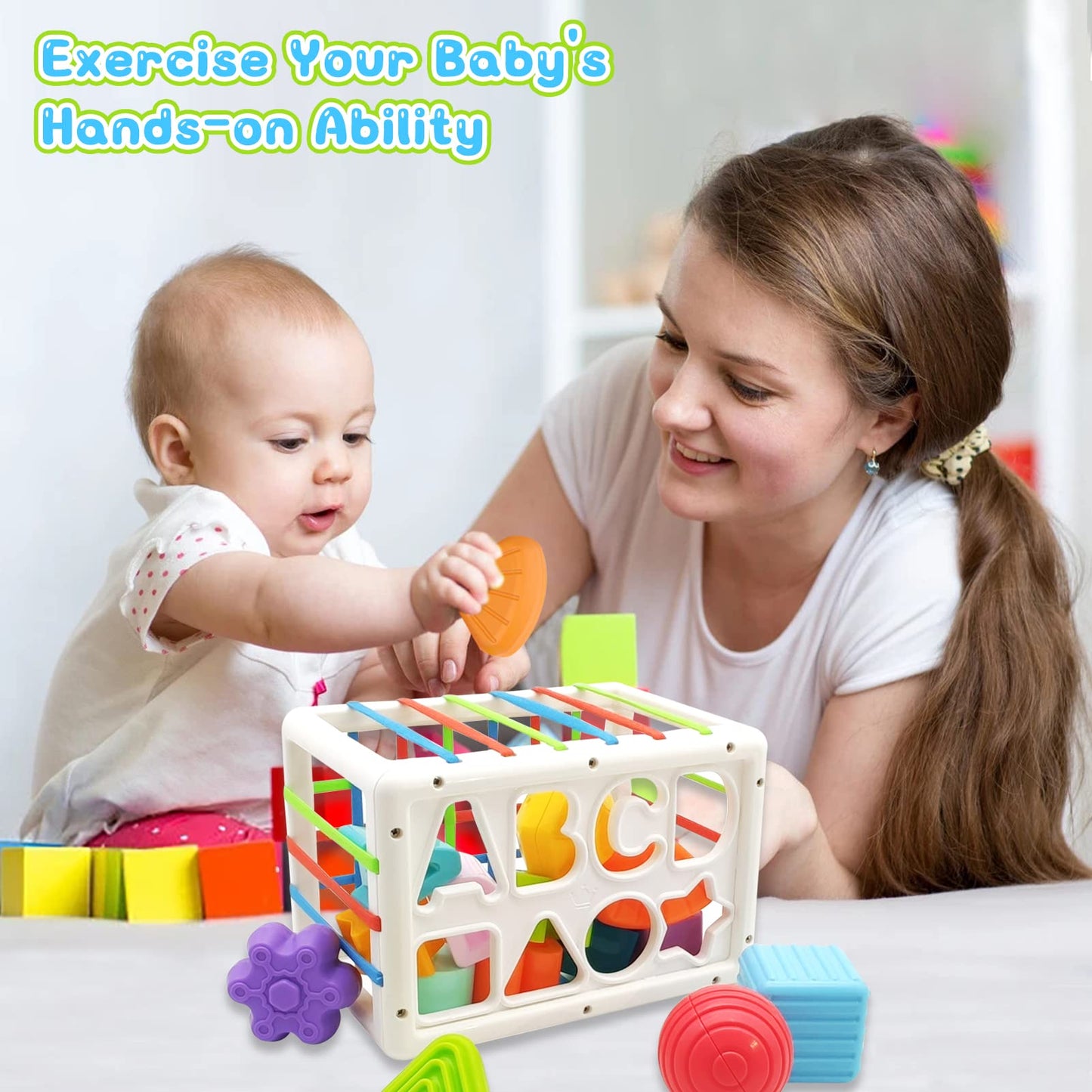 Juguete Montessori clasificador de formas