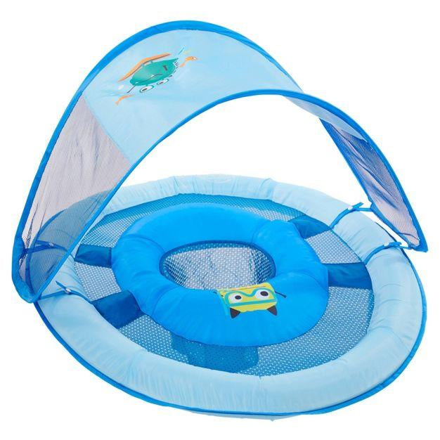 SwimWays Flotador de primavera para bebé, azul