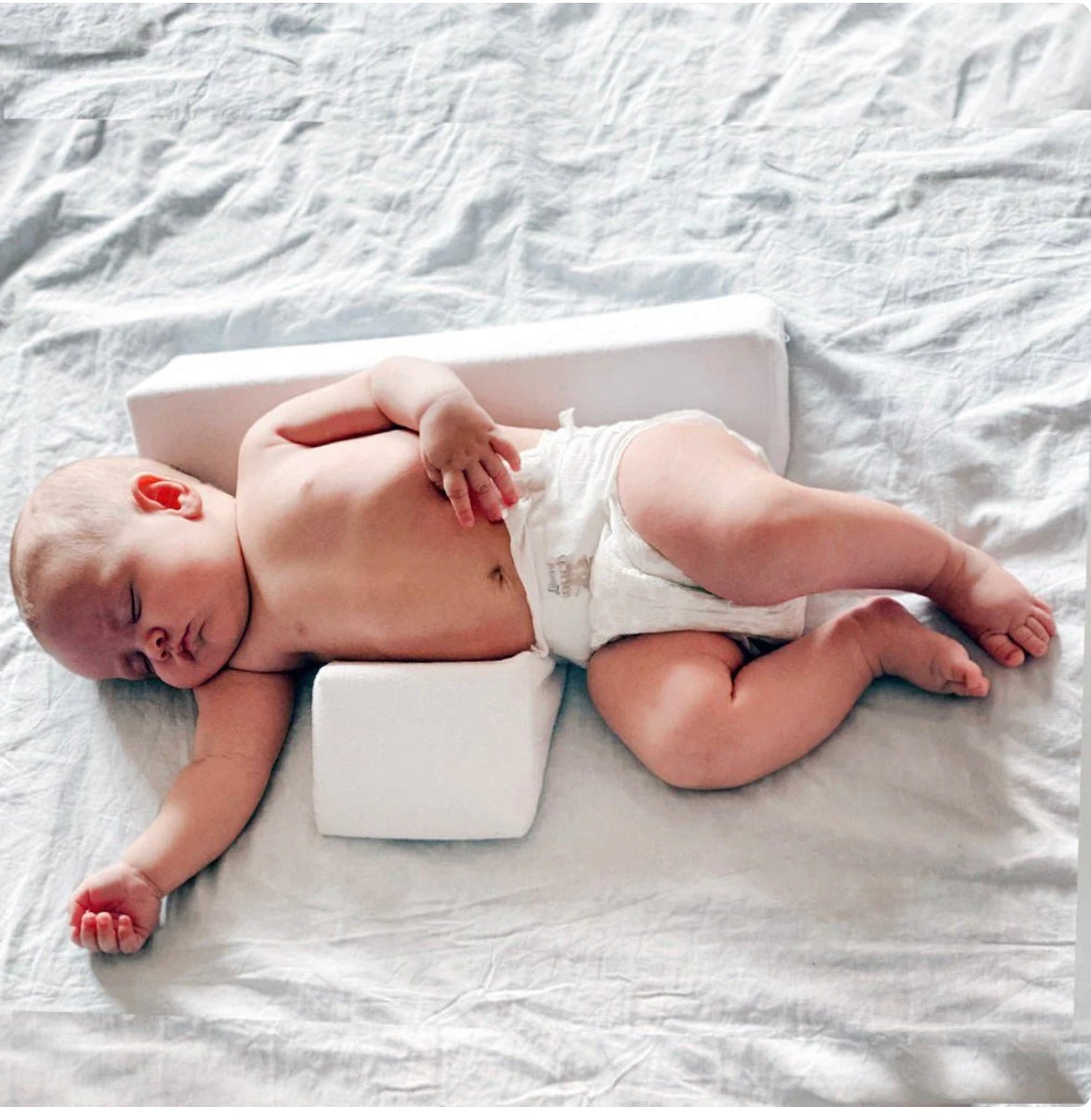 Almohada antivuelco blanca