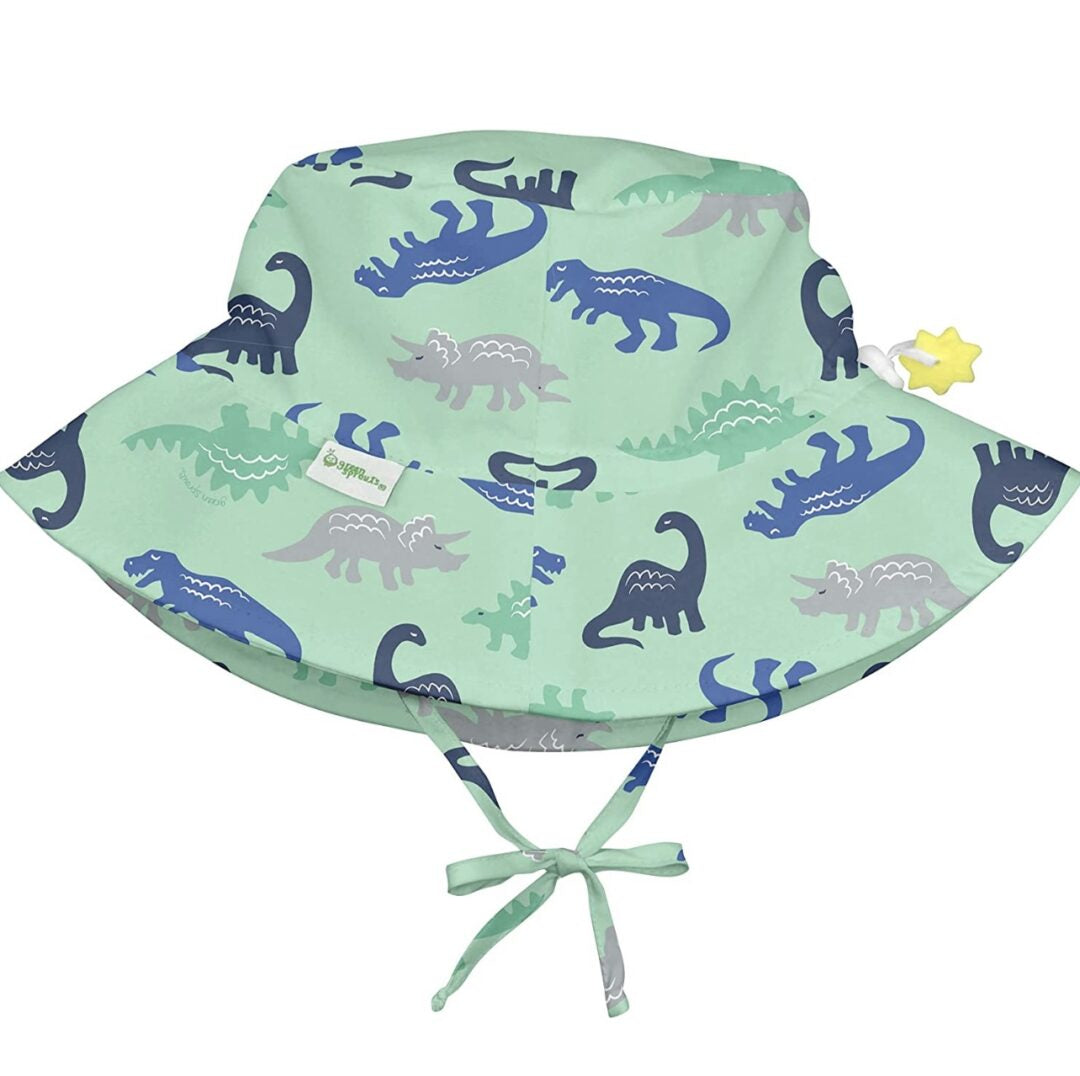 I play sombrero de protección solar para bebé dinosaurios, 2-4 años