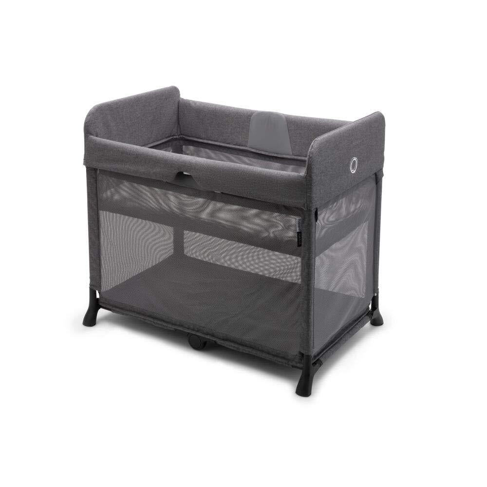 Bugaboo Stardust Playard – Portátil interior y exterior – Plegable sobre la marcha patio de juegos – 1 segundo desplegado – Gris Mélange