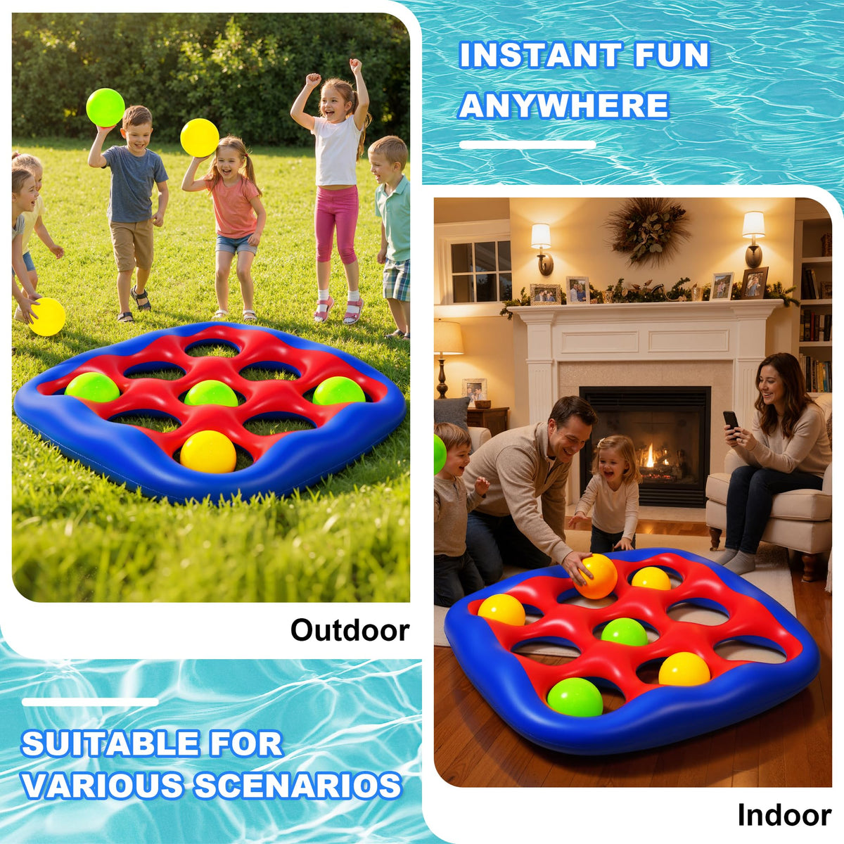 Juego de juegos de piscina con 10 bolas